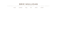 Tablet Screenshot of briemulligan.com